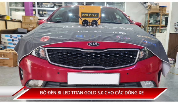ĐỘ ĐÈN BI LED TITAN GOLD 3.0 CHO CÁC DÒNG XE